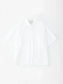 Studio Nicholson Eurus Shirt In Optic White 9 Studio Nicholson Eurus Shirt In Optic White -Studio Nicholson EURUSSNM 984SHIRTOPTICWHITE FS scaled