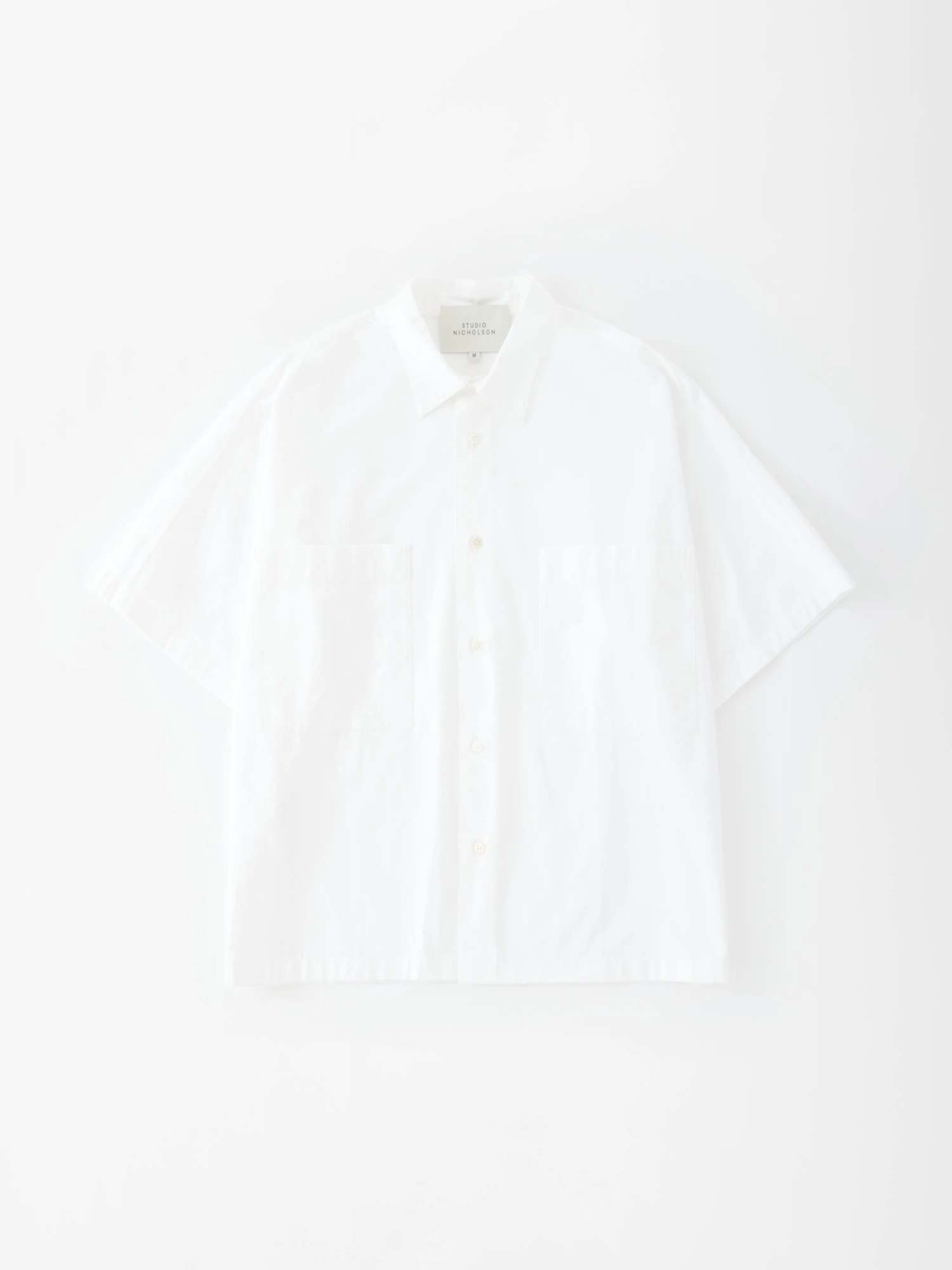Studio Nicholson Eurus Shirt In Optic White 5 Studio Nicholson Eurus Shirt In Optic White - Image 5