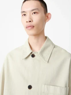 Studio Nicholson Ease Denim Jacket In Dove -Studio Nicholson EaseDenimJacketDove4 scaled