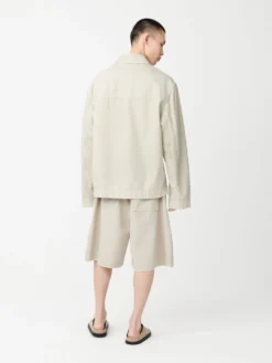 Studio Nicholson Ease Denim Jacket In Dove -Studio Nicholson EaseDenimJacketDove6 scaled