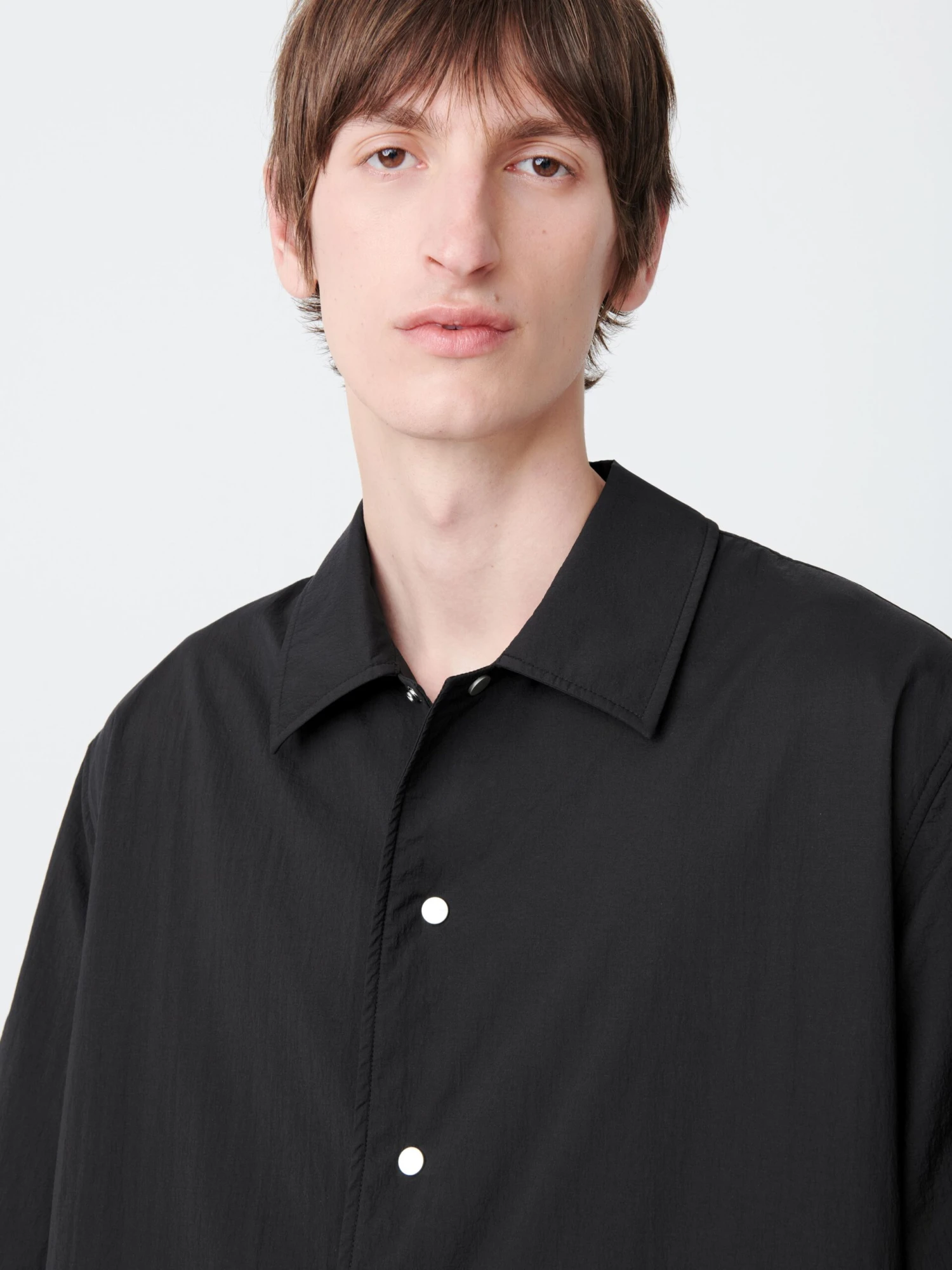 Studio Nicholson Feldt Shirt In Black 5 Studio Nicholson Feldt Shirt In Black - Image 5