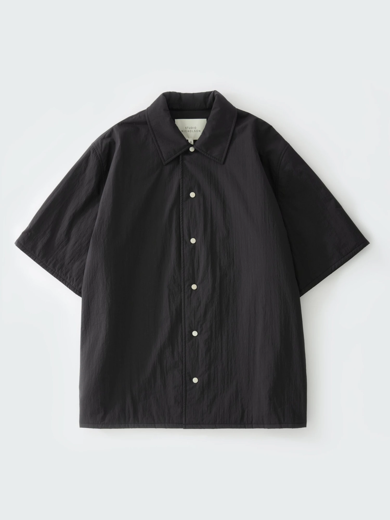 Studio Nicholson Feldt Shirt In Black 6 Studio Nicholson Feldt Shirt In Black - Image 6