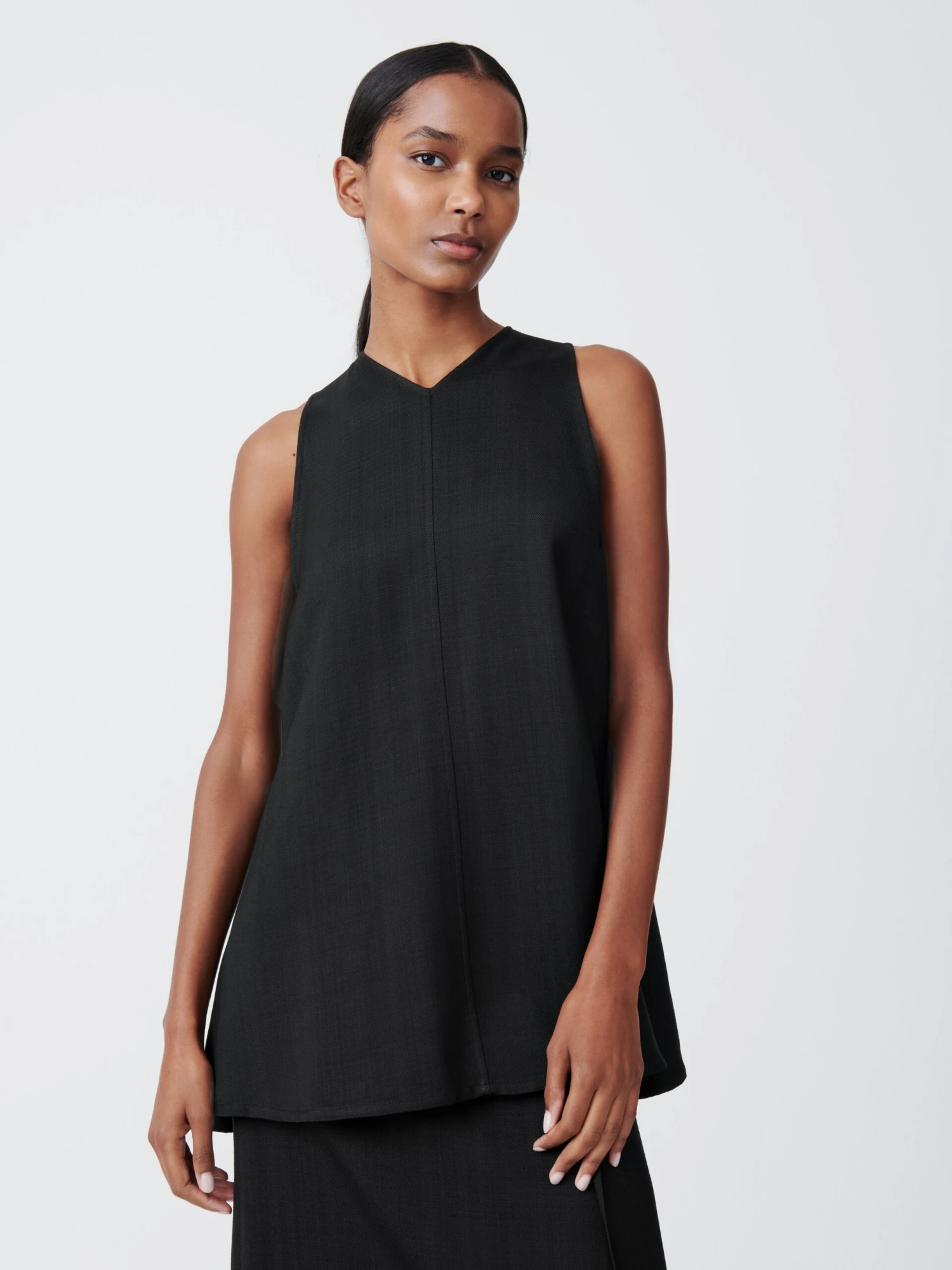 Studio Nicholson Forres Top In Black 1 Studio Nicholson Forres Top In Black
