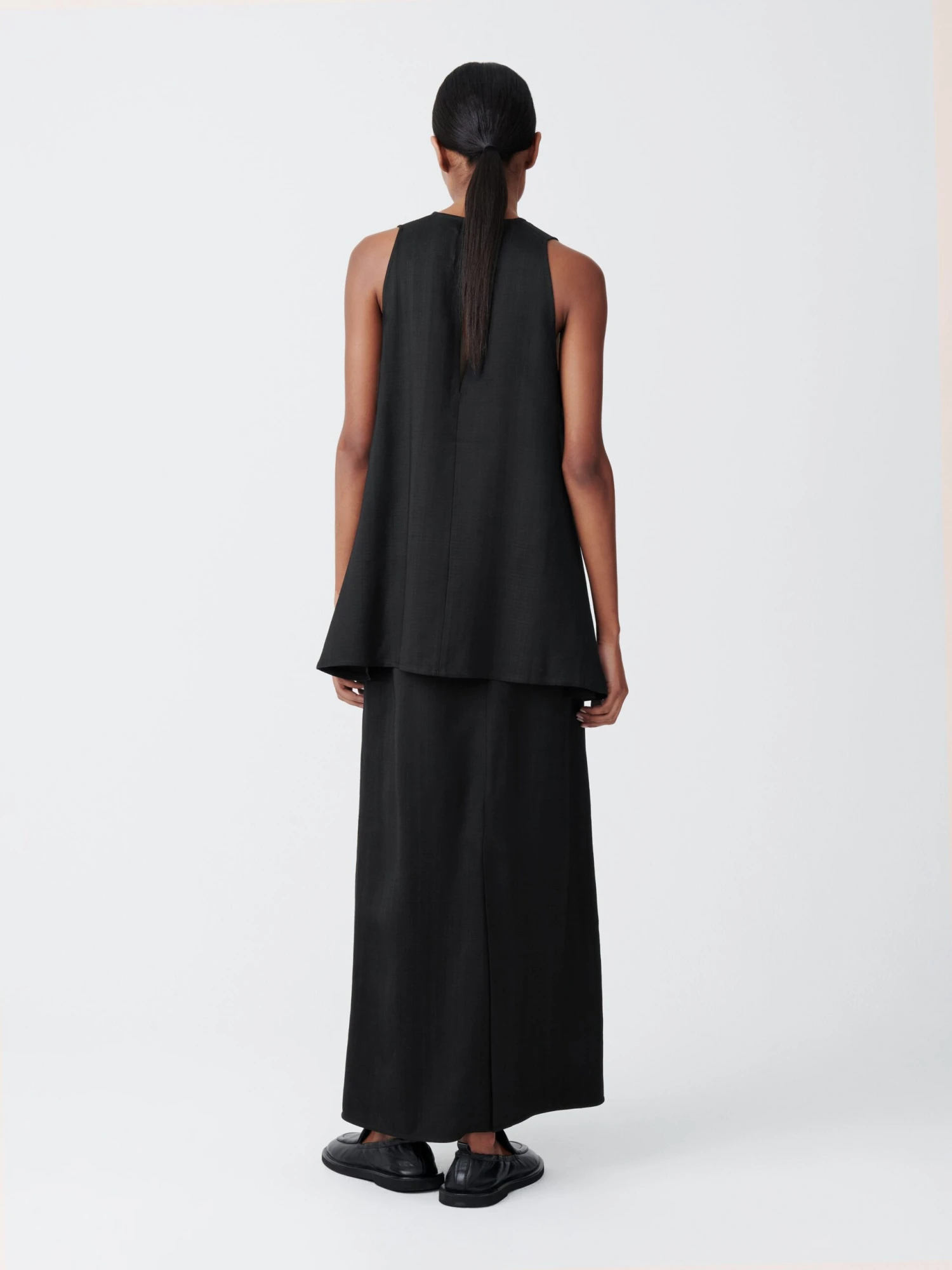 Studio Nicholson Forres Top In Black 4 Studio Nicholson Forres Top In Black - Image 4