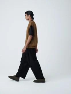 Studio Nicholson Foss Knit Vest In Peat 9 Studio Nicholson Foss Knit Vest In Peat -Studio Nicholson FOSSKNITPEAT3 scaled