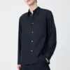 Studio Nicholson Foxe Shirt In Darkest Navy