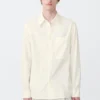 Studio Nicholson Foxe Shirt In Parchment