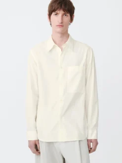Studio Nicholson Foxe Shirt In Parchment
