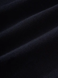 Studio Nicholson Frieze Knit In Darkest Navy -Studio Nicholson FRIEZESNM 1113ICECREPECOTTONDARKESTNAVY 0462 scaled