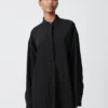 Studio Nicholson Frink Viscose Shirt In Black