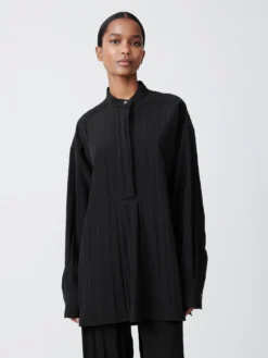 Studio Nicholson Frink Viscose Shirt In Black