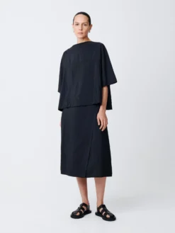 Studio Nicholson Hesse Top In Darkest Navy