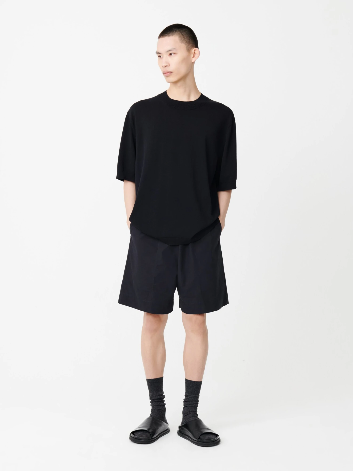 Studio Nicholson Ford Short In Darkest Navy 3 Studio Nicholson Ford Short In Darkest Navy - Image 3