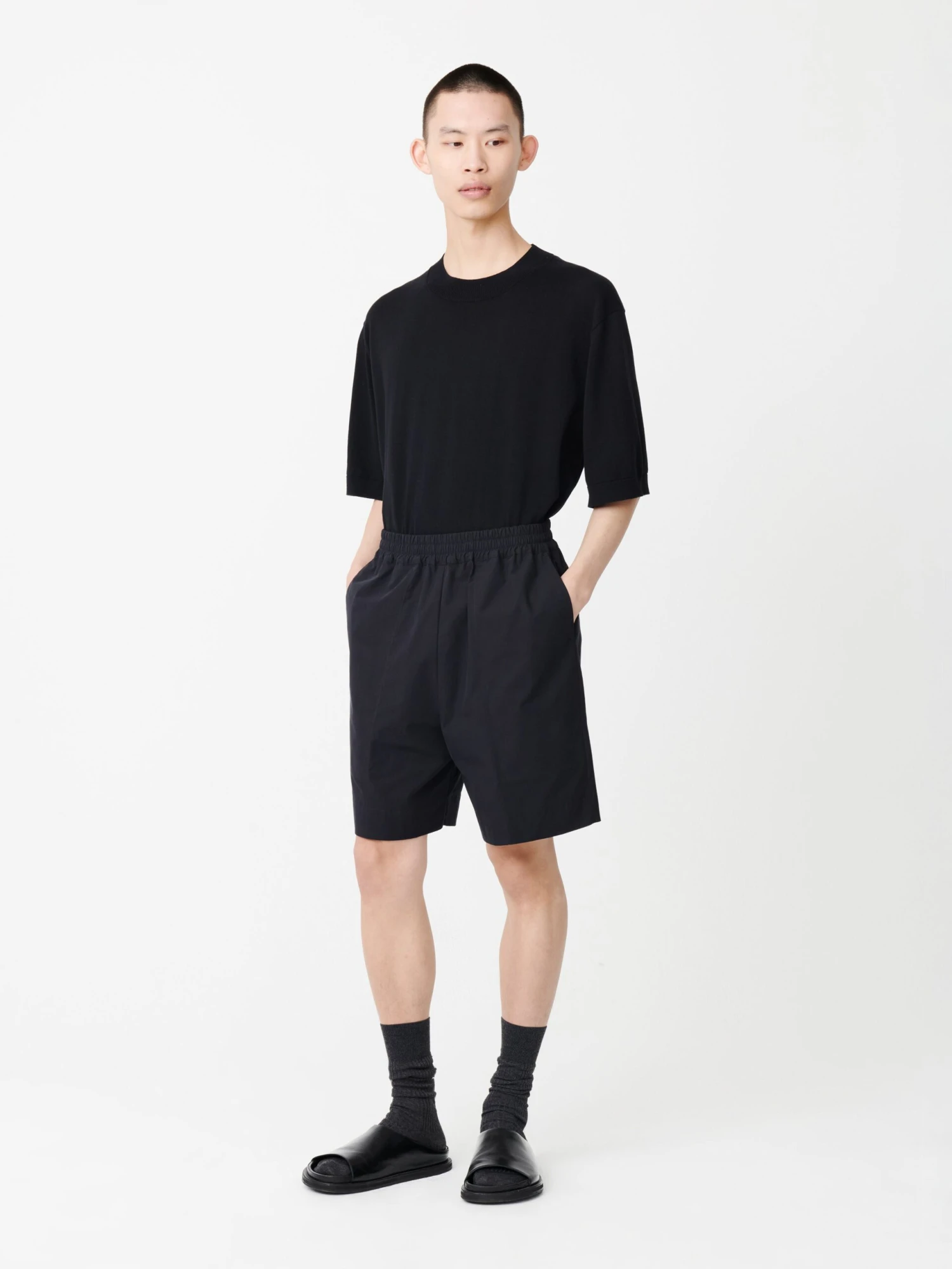 Studio Nicholson Ford Short In Darkest Navy 2 Studio Nicholson Ford Short In Darkest Navy - Image 2