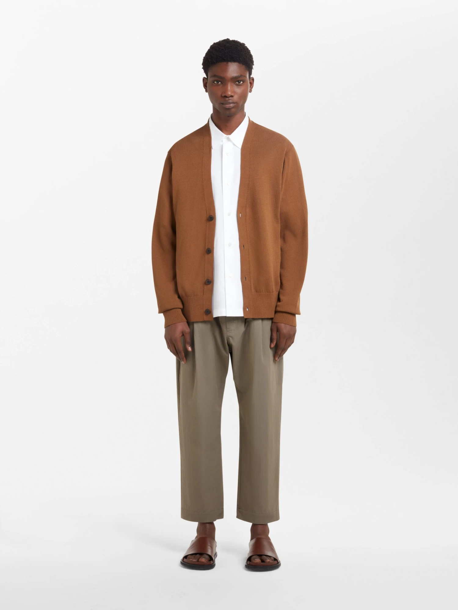 Studio Nicholson Gentile Pant In Fatigue 1 Studio Nicholson Gentile Pant In Fatigue