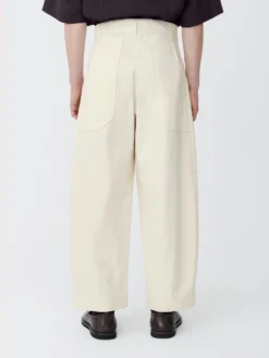 Studio Nicholson Guild Pant In Milk -Studio Nicholson GUILDPEACHEDMILK2 scaled