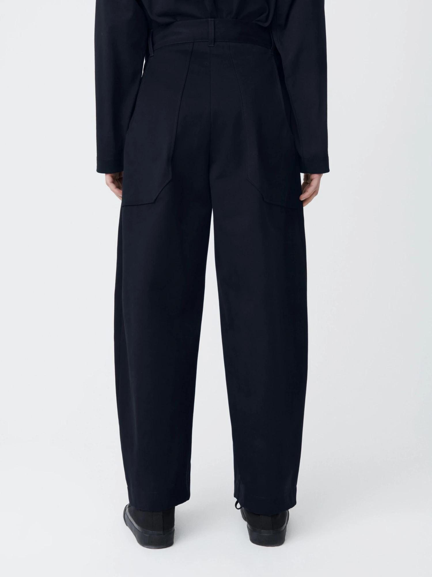 Studio Nicholson Guild Pant In Dark Navy 3 Studio Nicholson Guild Pant In Dark Navy - Image 3