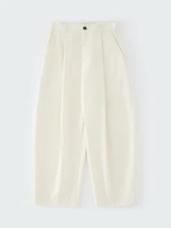 Studio Nicholson Guild Pant In Milk -Studio Nicholson GUILDSNM 872PEACHEDCOTTONTWILLMILK 0332 fs scaled