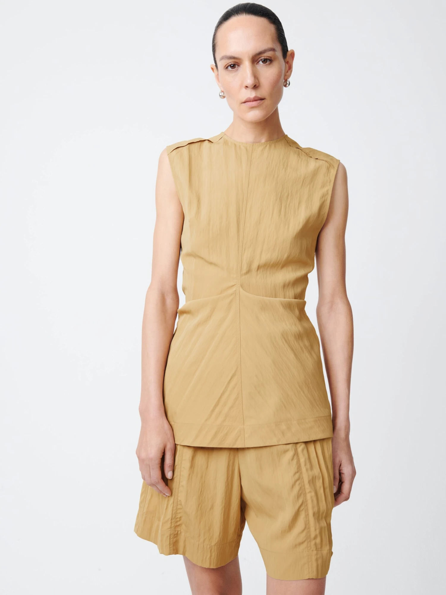 Studio Nicholson Garda Top In Sand 2 Studio Nicholson Garda Top In Sand - Image 2