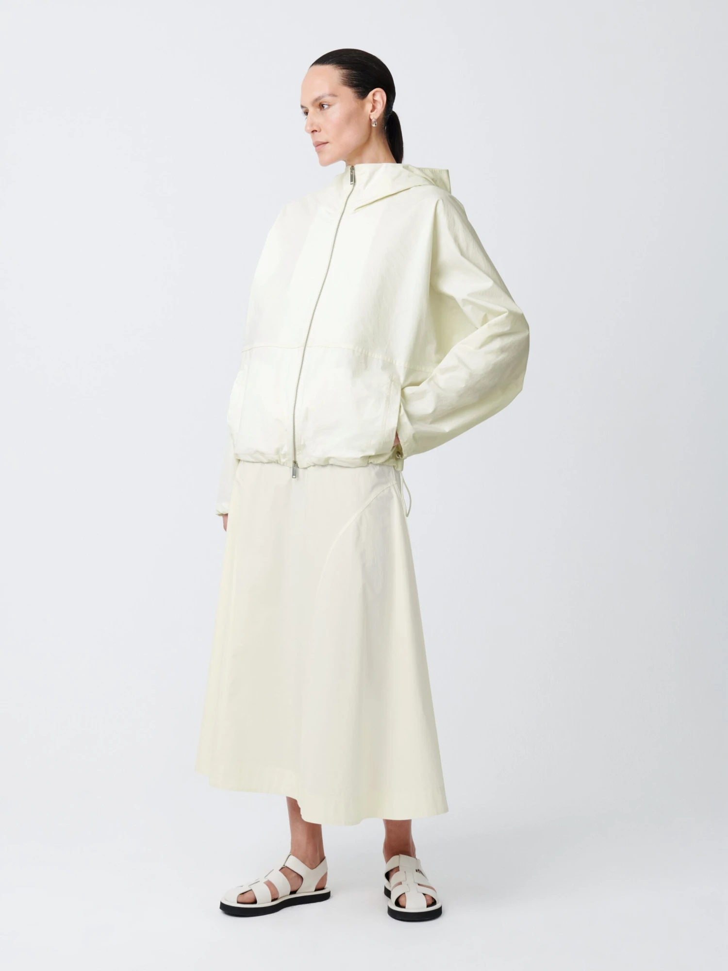 Studio Nicholson Godwin Anorak In Bone 4 Studio Nicholson Godwin Anorak In Bone - Image 4