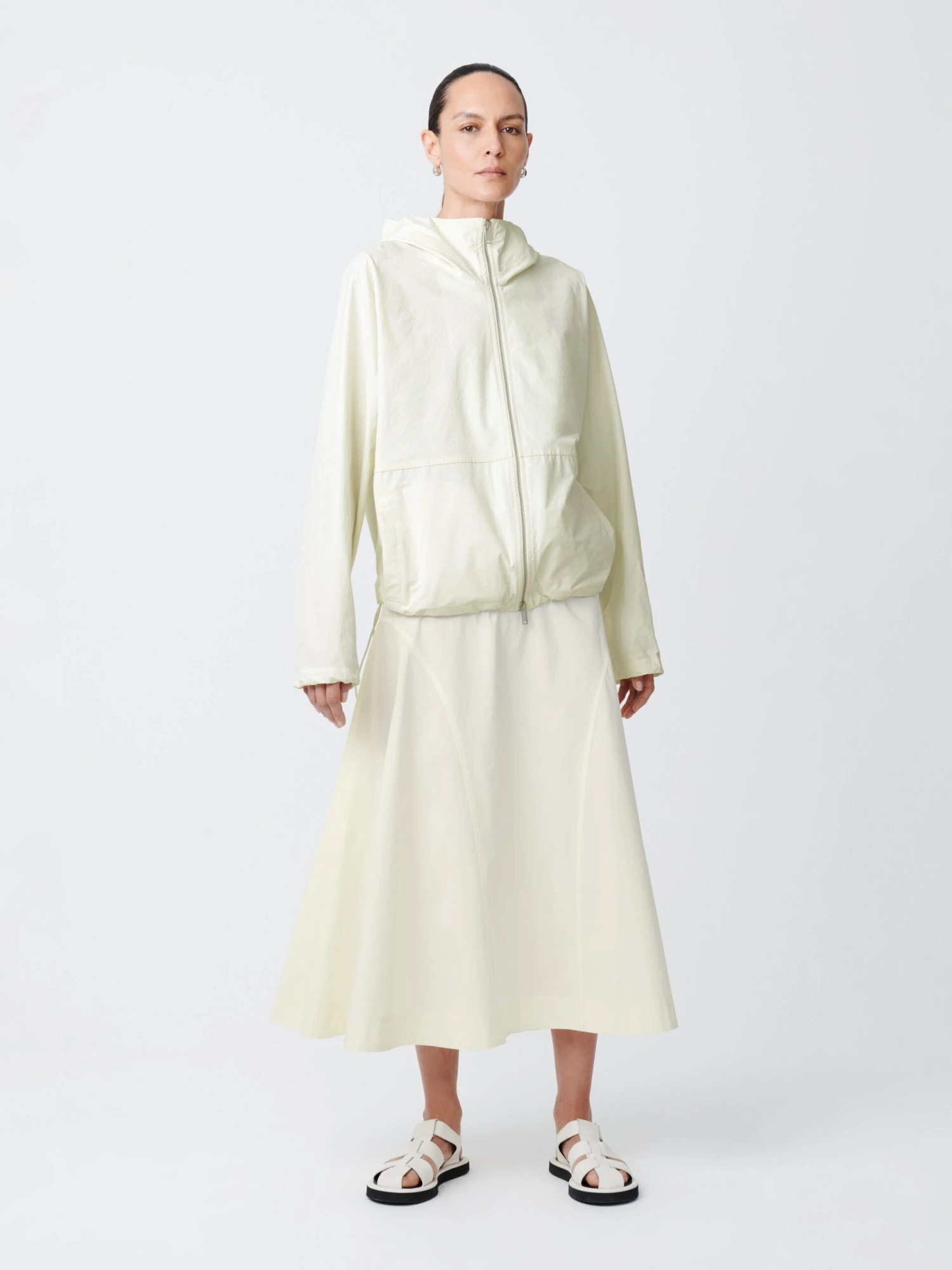 Studio Nicholson Godwin Anorak In Bone 2 Studio Nicholson Godwin Anorak In Bone - Image 2