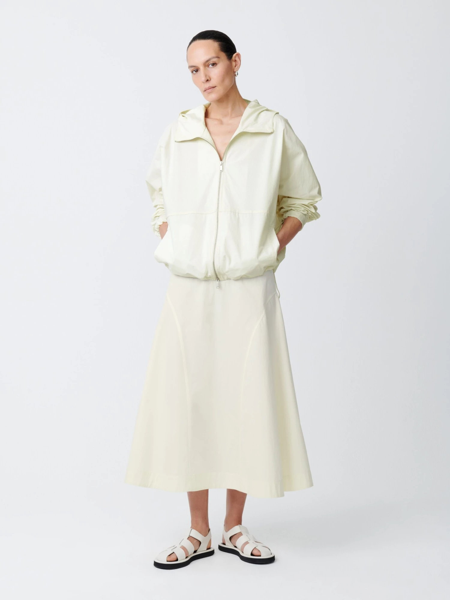 Studio Nicholson Godwin Anorak In Bone 3 Studio Nicholson Godwin Anorak In Bone - Image 3