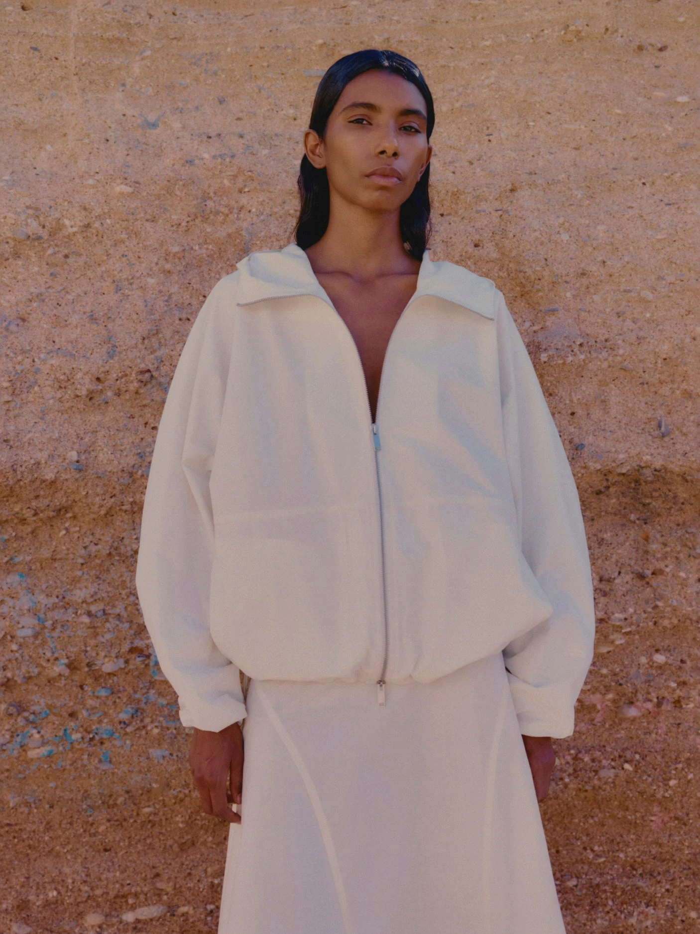 Studio Nicholson Godwin Anorak In Bone 7 Studio Nicholson Godwin Anorak In Bone - Image 7