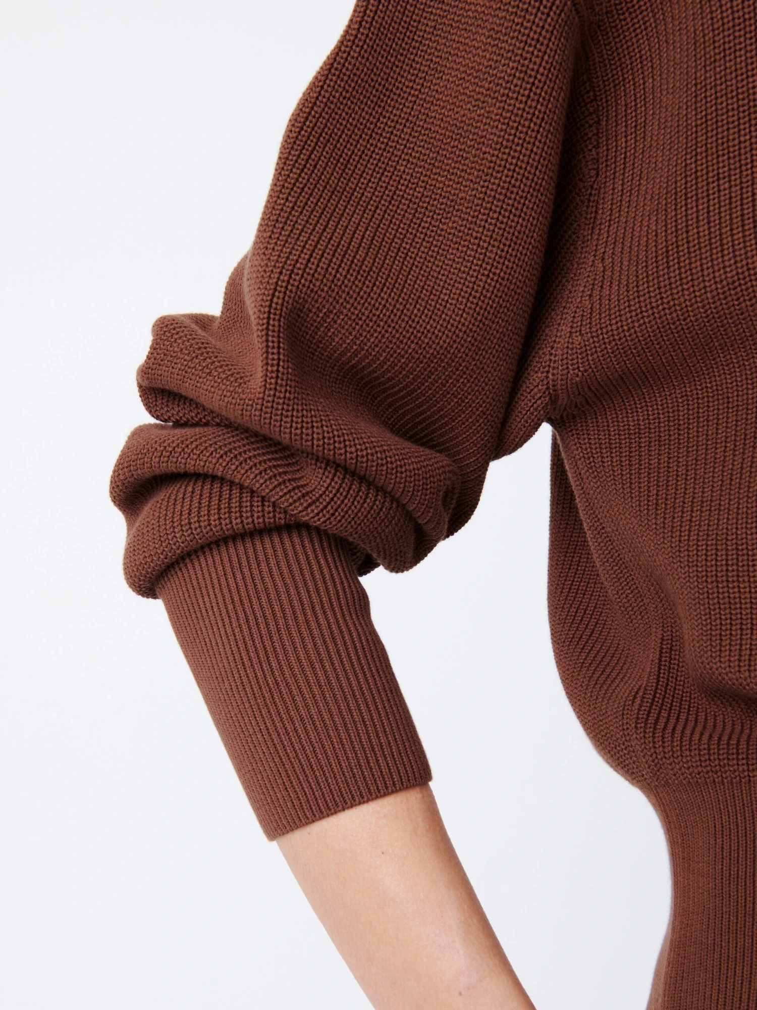 Studio Nicholson Hana Knit In Carob Brown 6 Studio Nicholson Hana Knit In Carob Brown - Image 6