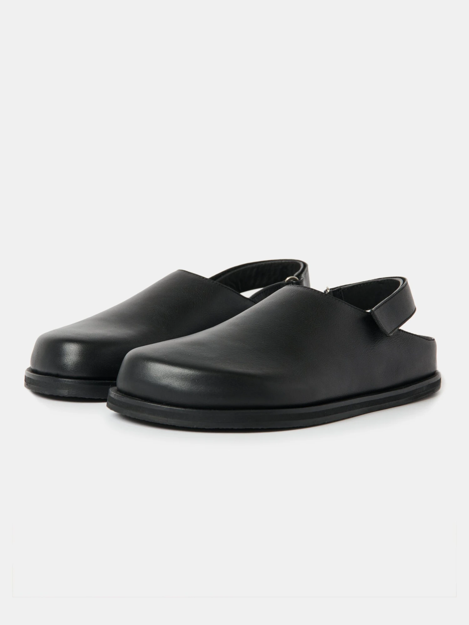 Studio Nicholson Men's Hardning Clog In Black 1 Studio Nicholson Men's Hardning Clog In Black