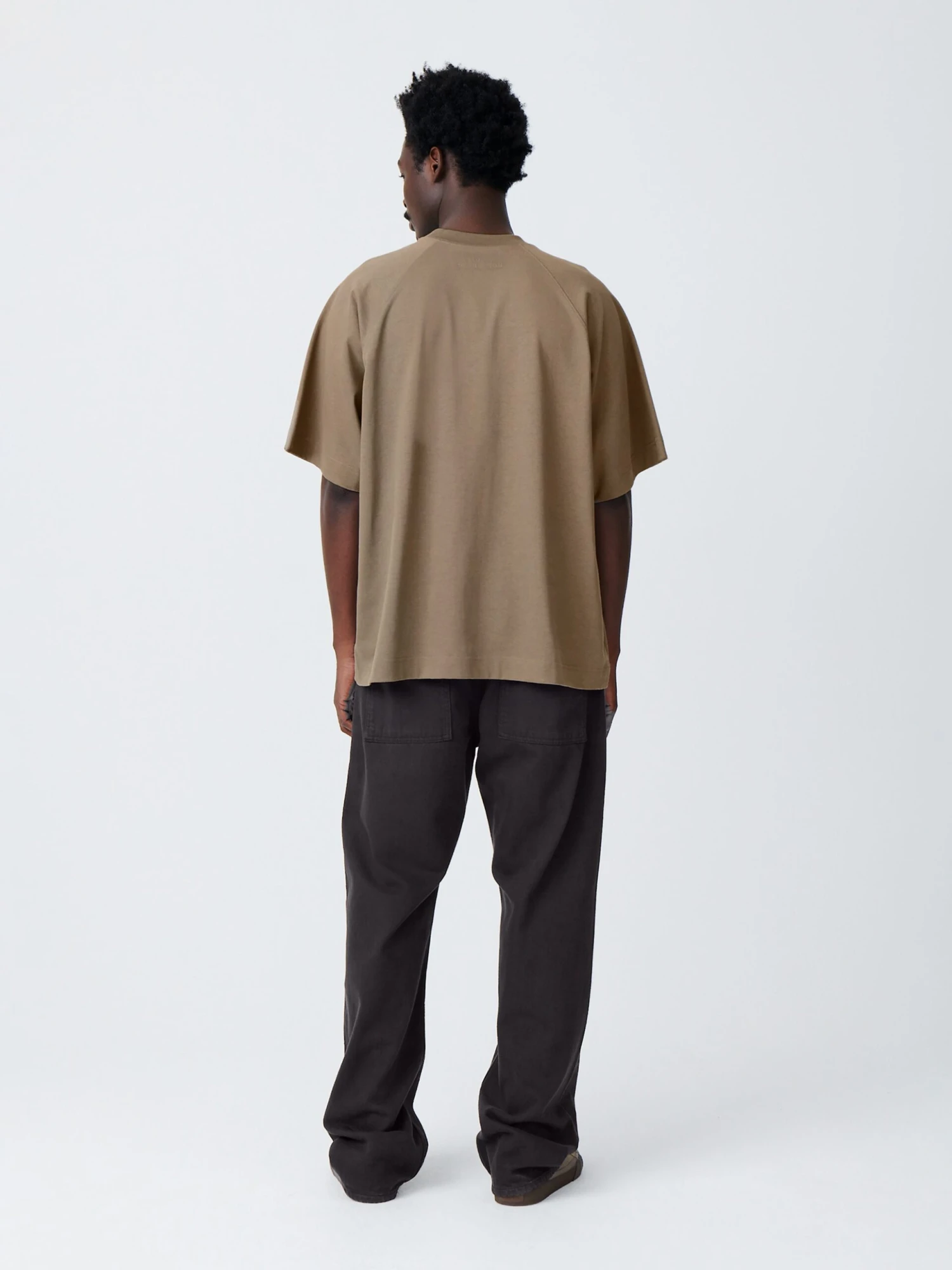 Studio Nicholson Harlow T-Shirt In Rock 4 Studio Nicholson Harlow T-Shirt In Rock - Image 4