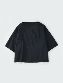 Studio Nicholson Hesse Top In Darkest Navy -Studio Nicholson HESSESNW 1390TEXTUREDVISCOSEDARKESTNAVY 0193 FS scaled