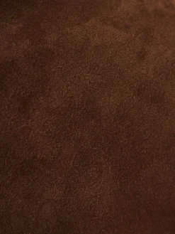 Studio Nicholson Shiboru Suede Bag In Cocoa -Studio Nicholson HISASHISN742 VESUVIOSUEDECHOCOLATE 218 scaled