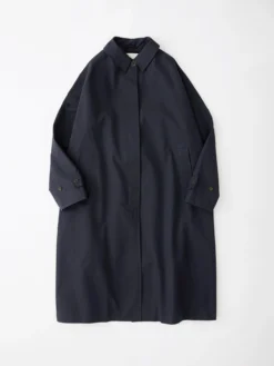 Studio Nicholson Holin Coat In Dark Navy -Studio Nicholson HOLINCOATDARKNAVY FS scaled