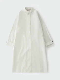 Studio Nicholson Holin Coated Cotton Coat In Dove 14 Studio Nicholson Holin Coated Cotton Coat In Dove -Studio Nicholson HOLINSNW 628COATEDCOTTONDOVE 322 FS scaled