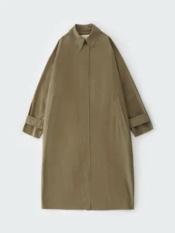 Studio Nicholson Holin Coat In Dark Dusk -Studio Nicholson HOLINSNW 628TECHNICALCOTTONDARKDUSK 0230 FS scaled