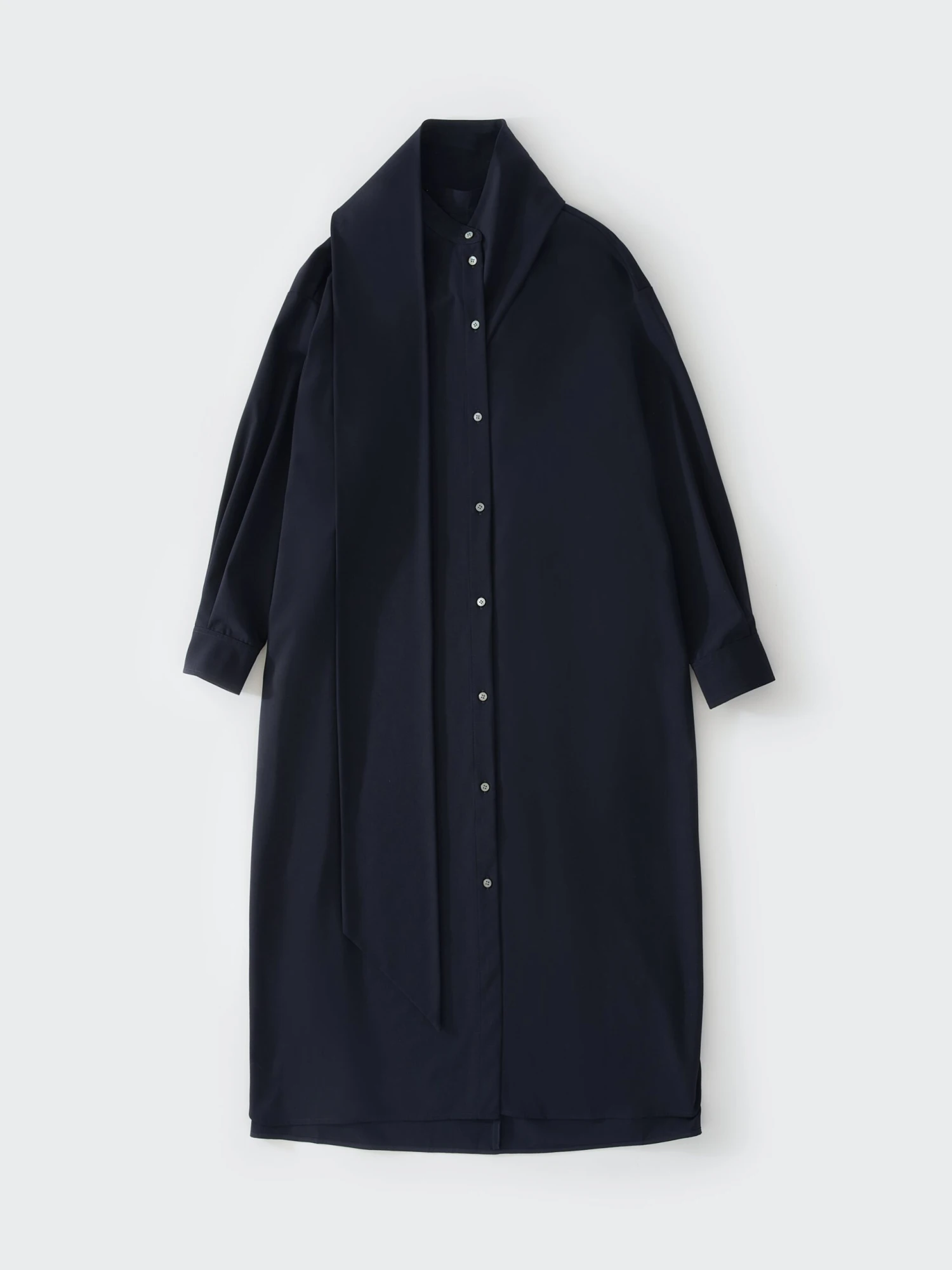 Studio Nicholson Hurn Dress In Darkest Navy 6 Studio Nicholson Hurn Dress In Darkest Navy - Image 6