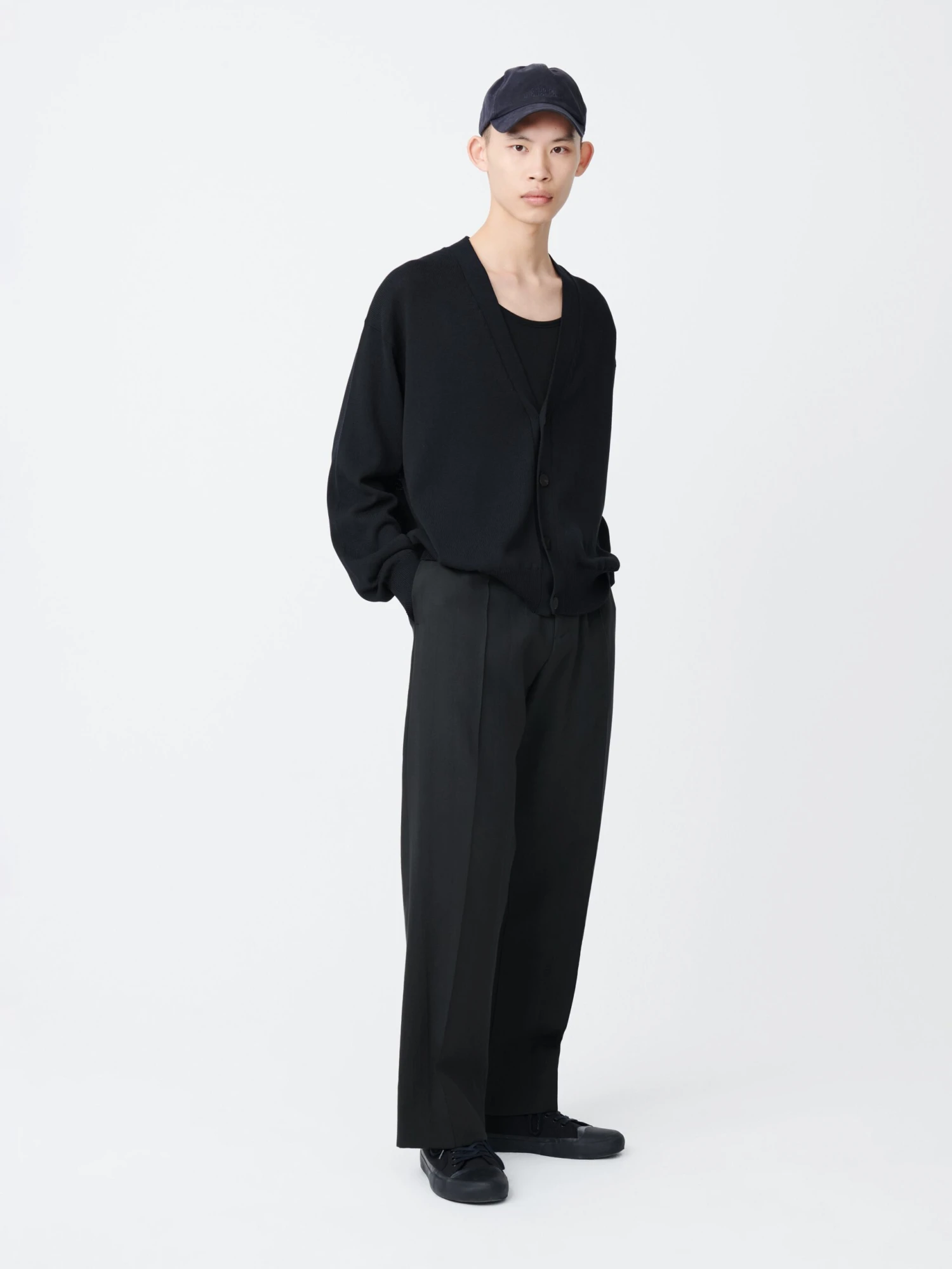 Studio Nicholson Highway Pant In Asphalt 1 Studio Nicholson Highway Pant In Asphalt