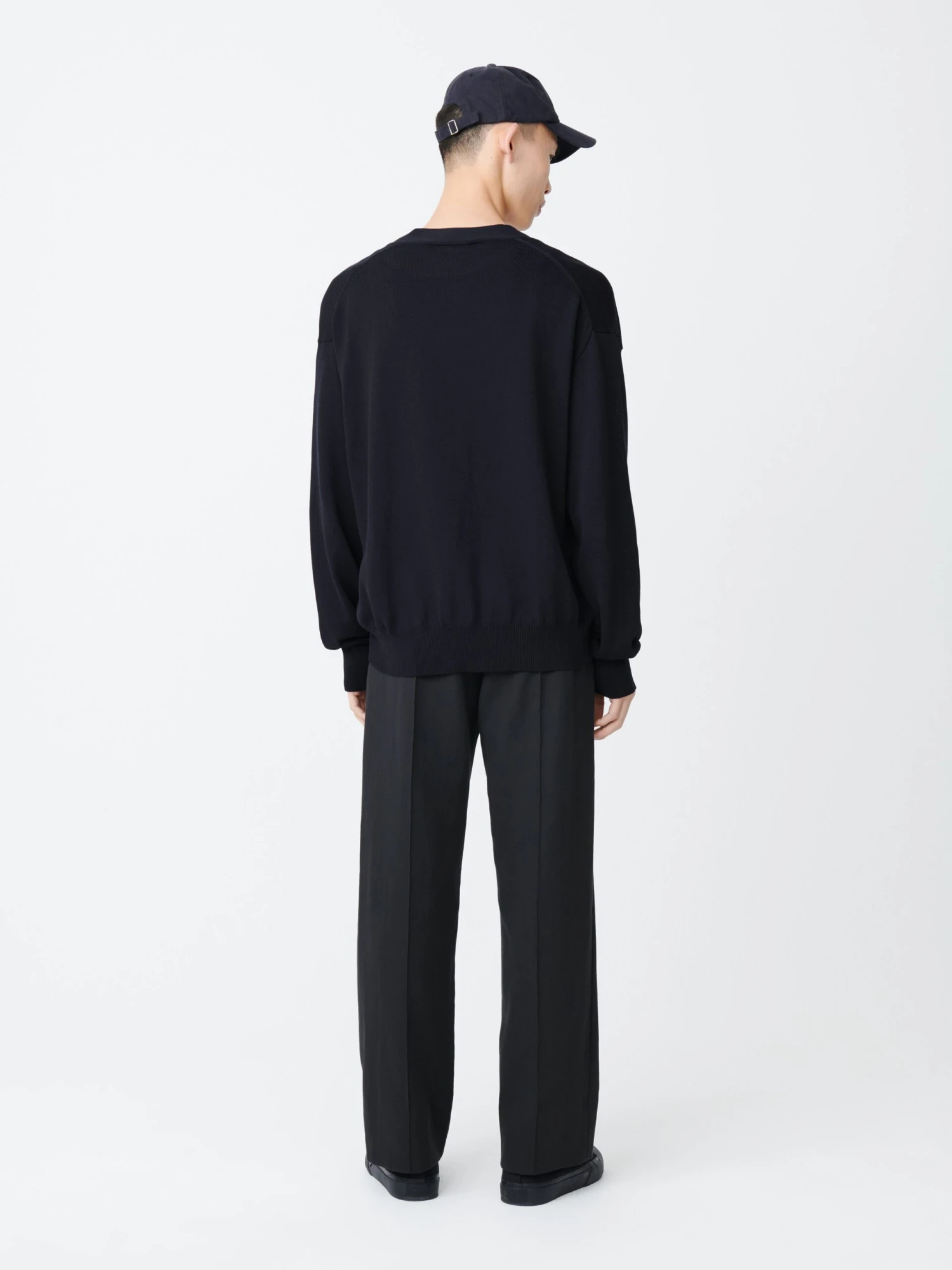 Studio Nicholson Highway Pant In Asphalt 4 Studio Nicholson Highway Pant In Asphalt - Image 4
