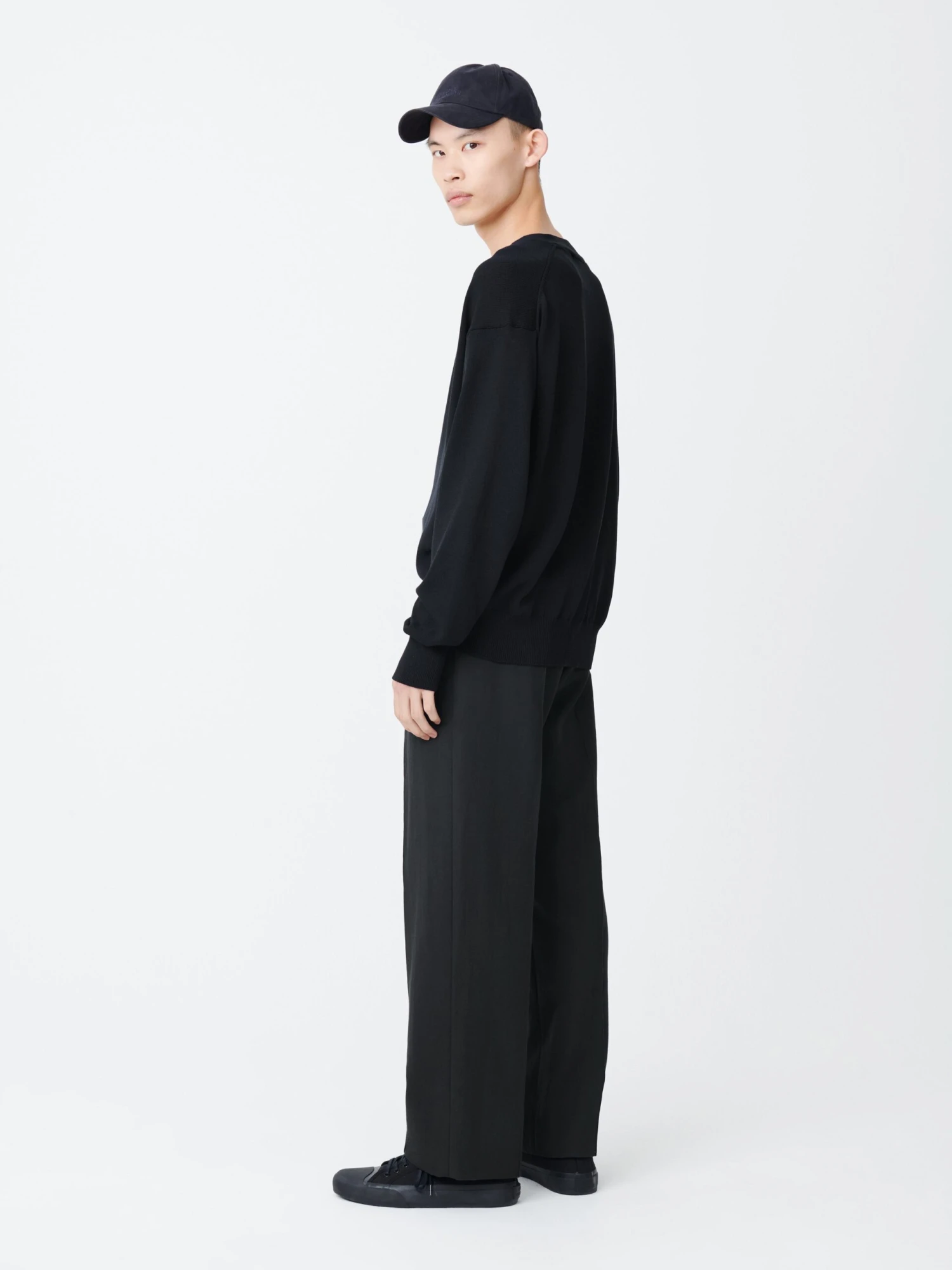 Studio Nicholson Highway Pant In Asphalt 3 Studio Nicholson Highway Pant In Asphalt - Image 3