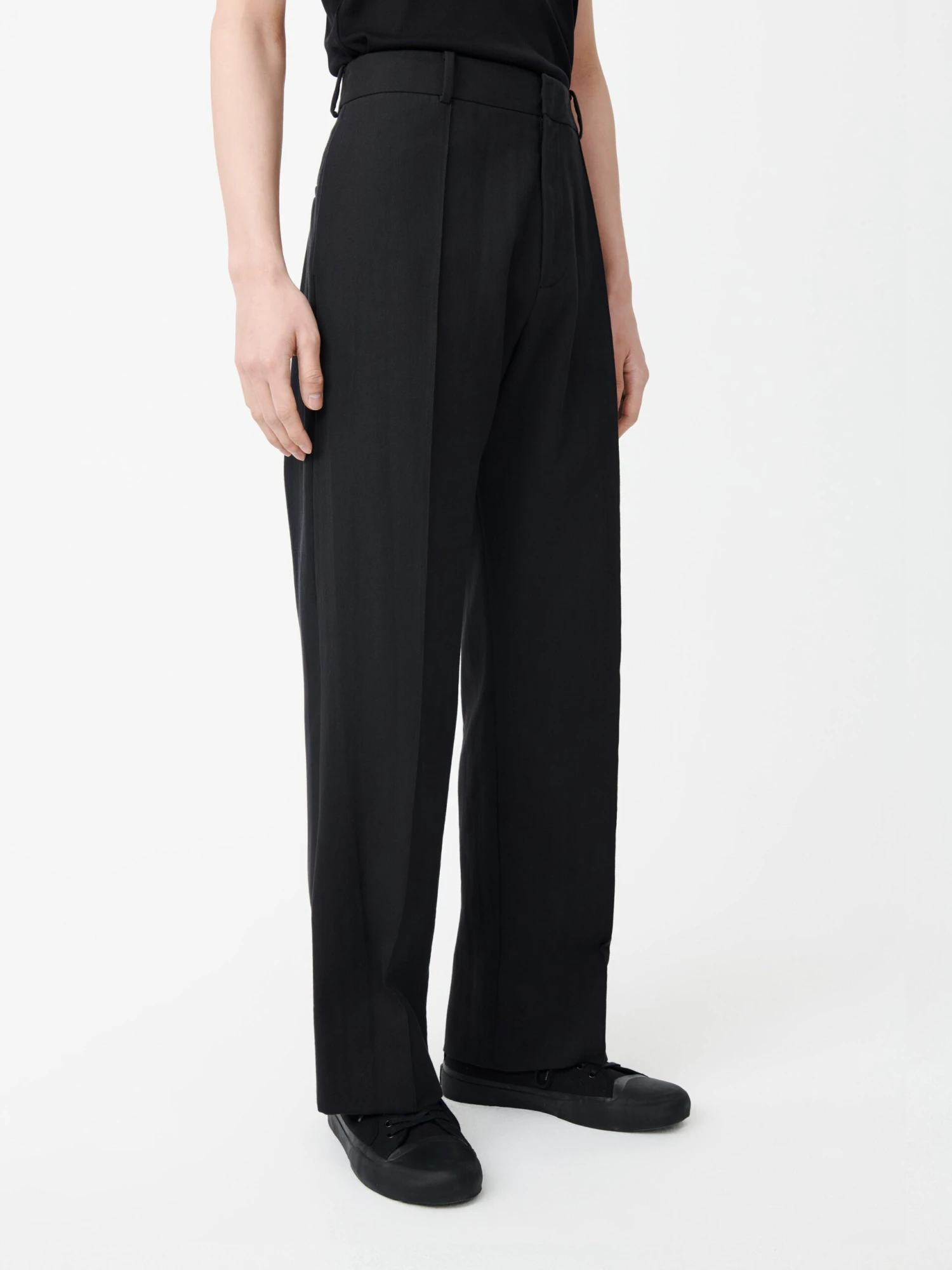 Studio Nicholson Highway Pant In Asphalt 5 Studio Nicholson Highway Pant In Asphalt - Image 5