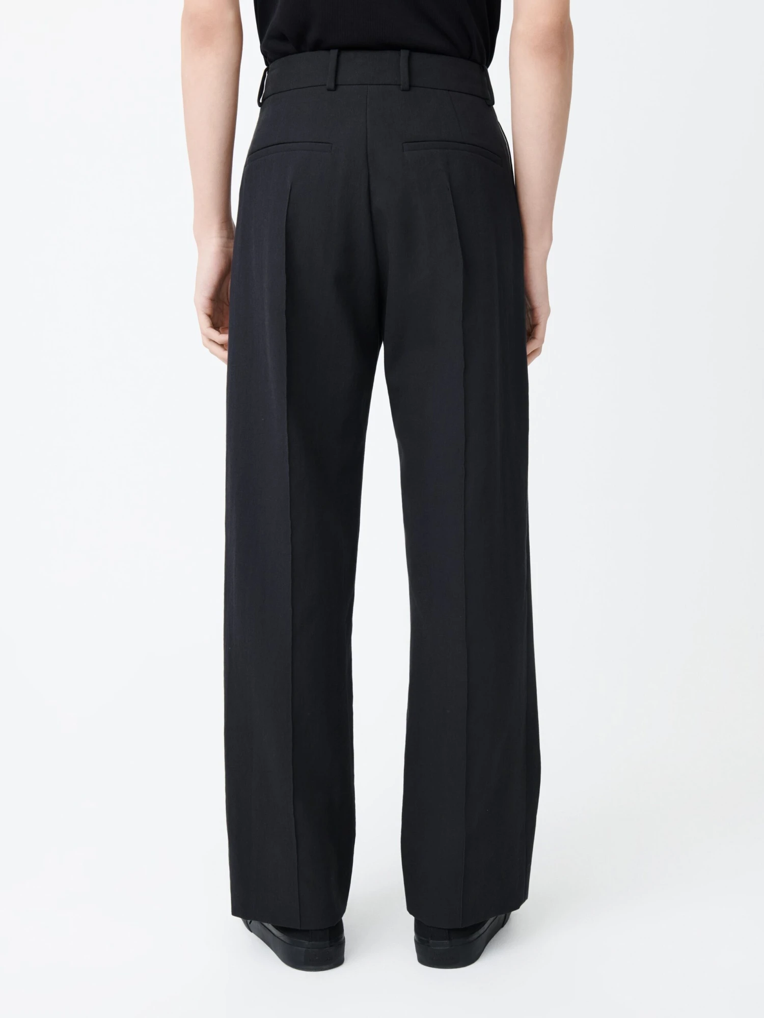 Studio Nicholson Highway Pant In Asphalt 6 Studio Nicholson Highway Pant In Asphalt - Image 6