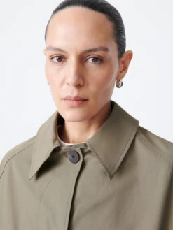 Studio Nicholson Holin Coat In Dark Dusk -Studio Nicholson Holindarkdusk3 scaled