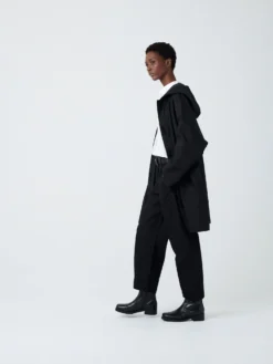 Studio Nicholson Impala Coat In Black -Studio Nicholson IMPALACOATBLACK3 scaled