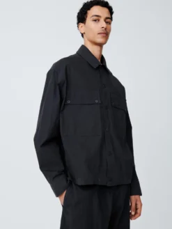 Studio Nicholson Iso Shirt In Darkest Navy
