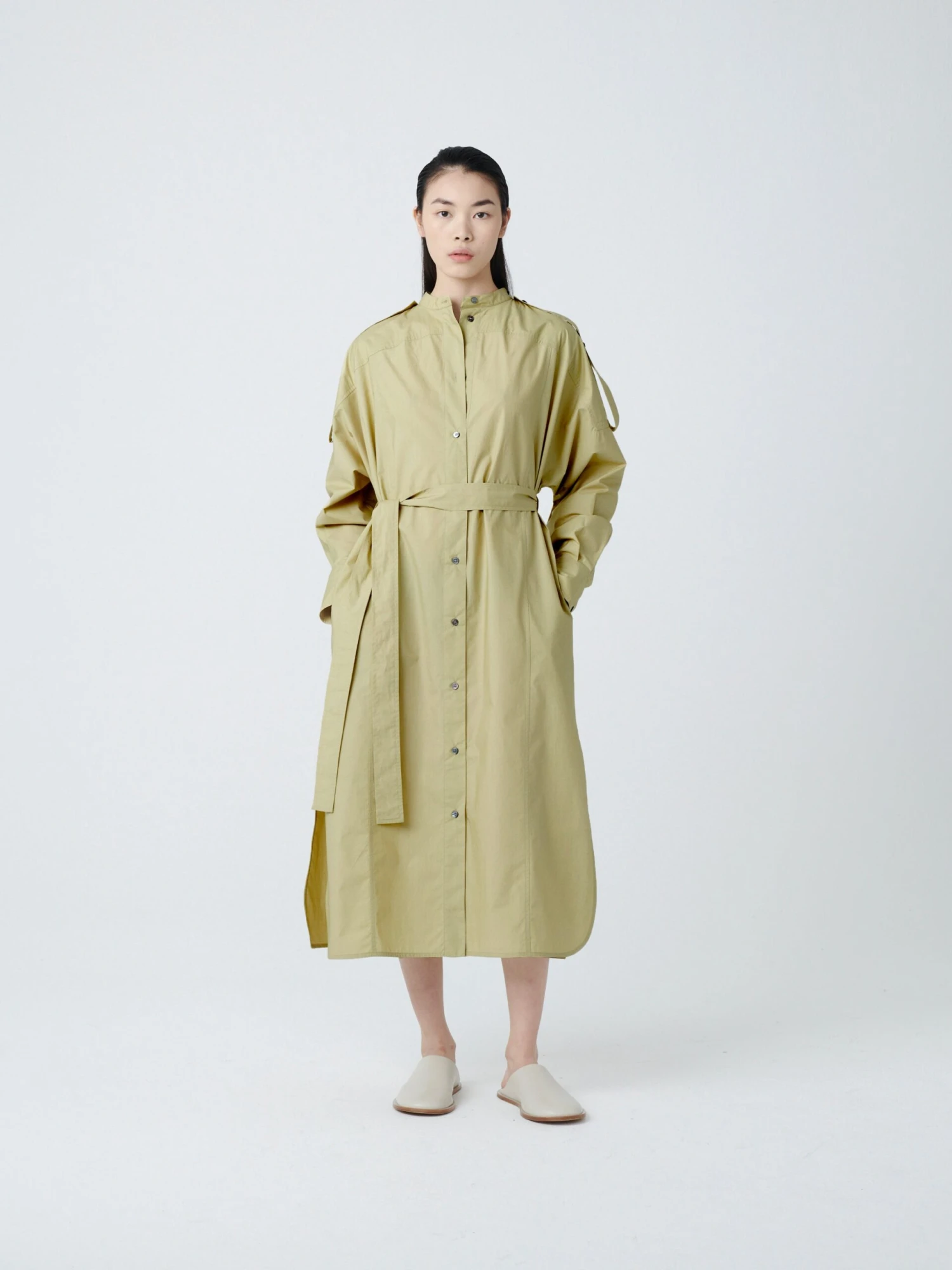 Studio Nicholson Itarsi Dress In Corn 1 Studio Nicholson Itarsi Dress In Corn