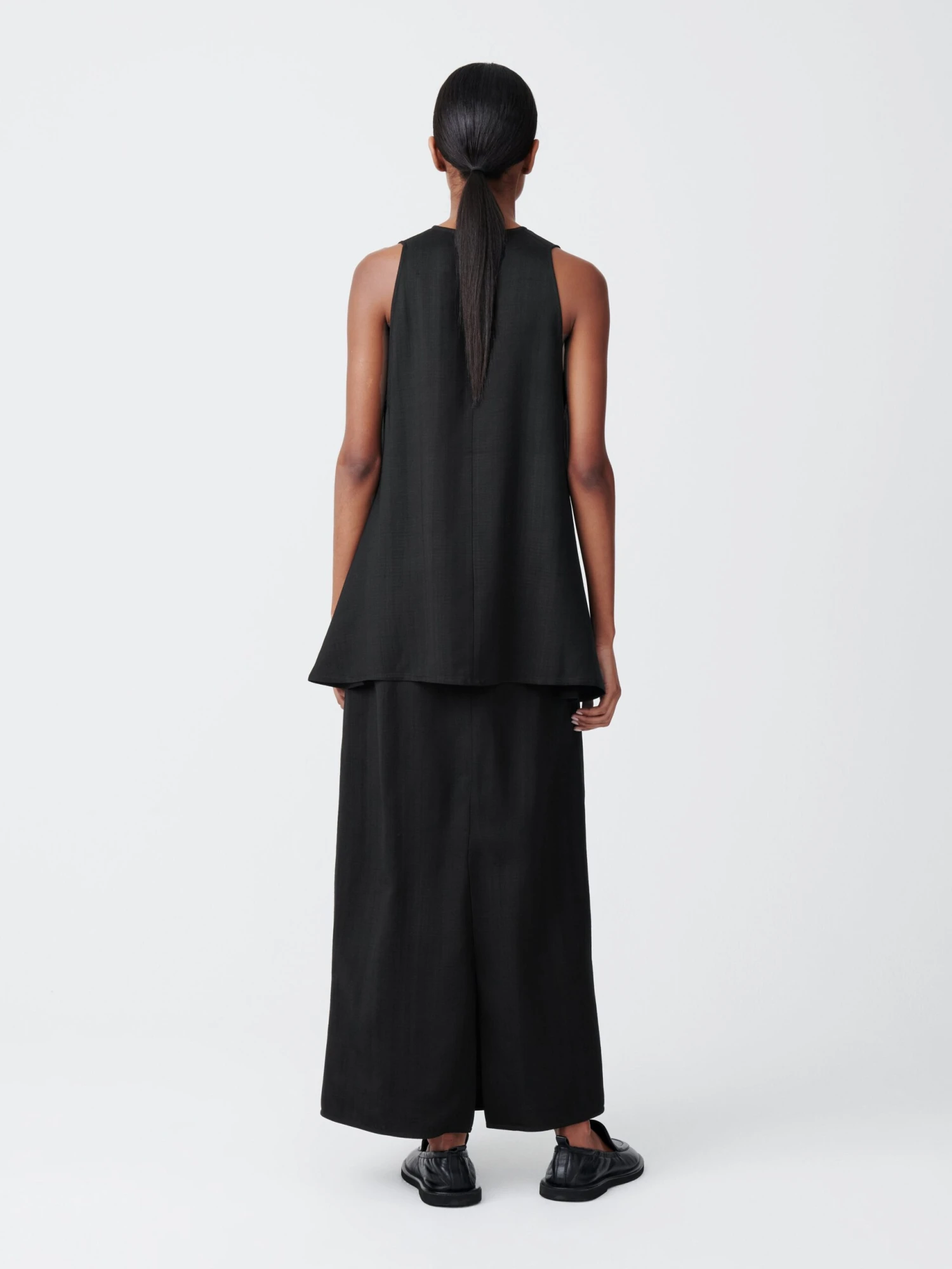 Studio Nicholson Jaya Skirt In Black 3 Studio Nicholson Jaya Skirt In Black - Image 3