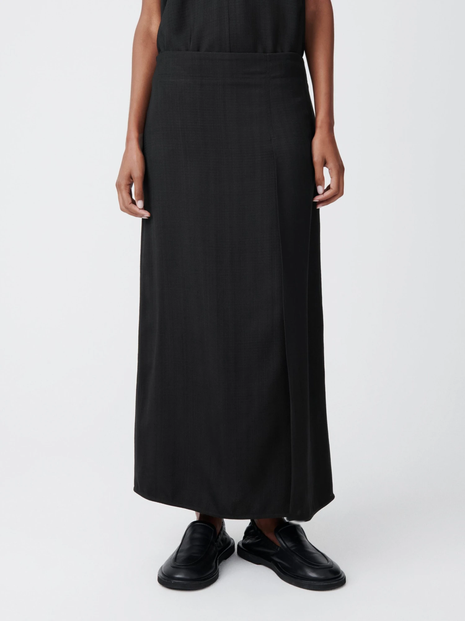 Studio Nicholson Jaya Skirt In Black 4 Studio Nicholson Jaya Skirt In Black - Image 4