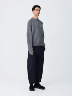 Studio Nicholson Jean Knit In Cadet Grey -Studio Nicholson JEANKNITCADETGREY2 scaled