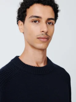 Studio Nicholson Jean Knit In Darkest Navy -Studio Nicholson JEANKNITDARKESTNAVY4 scaled