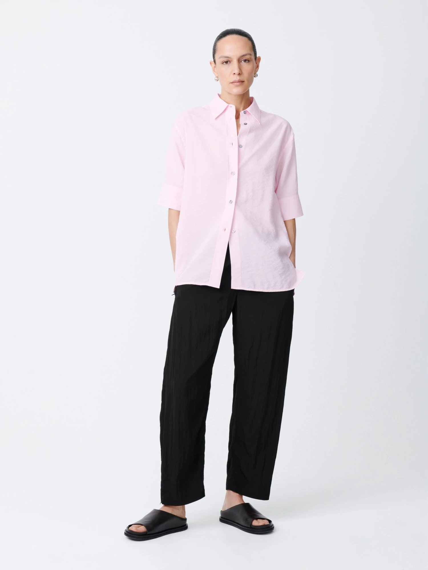 Studio Nicholson Jonzen Shirt In Miami Pink 2 Studio Nicholson Jonzen Shirt In Miami Pink - Image 2